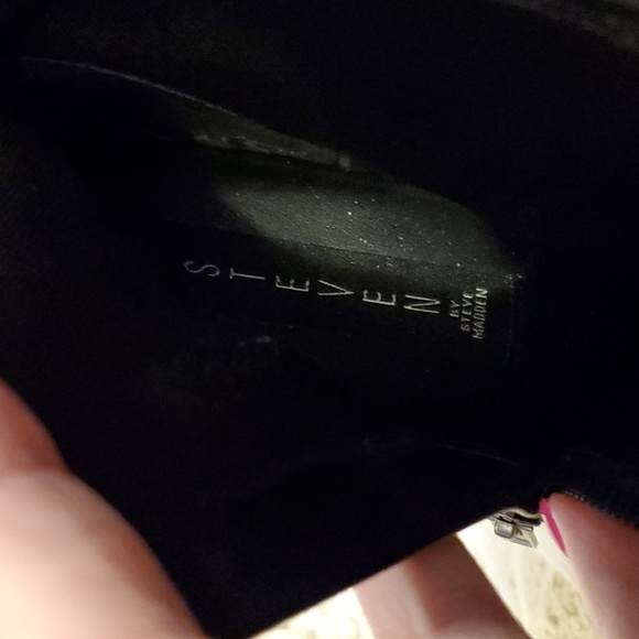 Steven by Steve Madden New Yorker suede leather embroidered biotie - Picture 2 of 11